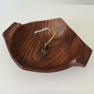 Vintage California Pottery candy nut dish